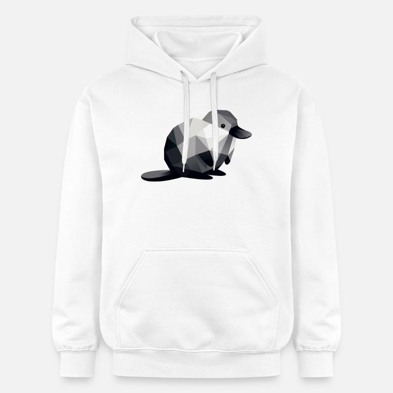 ornithorynque - Sweat à capuche Softstyle® Gildan Unisexe - blanc