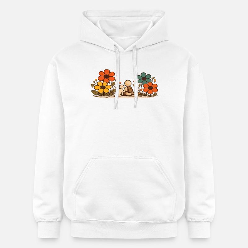 La Petite Pensée | Meilleurs amis - Sweat à capuche Softstyle® Gildan Unisexe - blanc