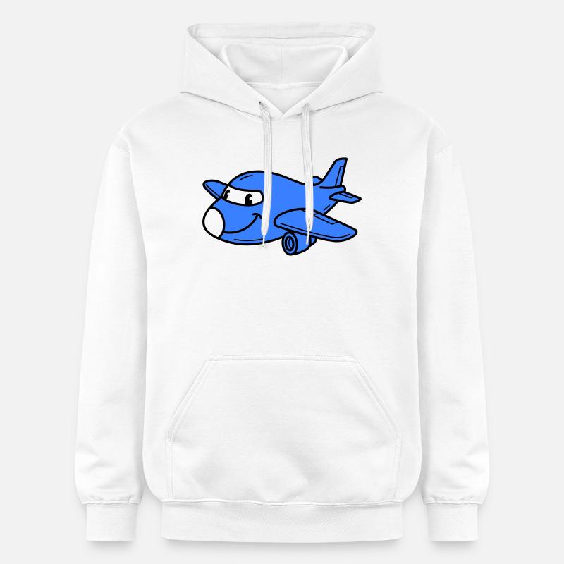 Airplane Kids - Sweat à capuche Softstyle® Gildan Unisexe - blanc