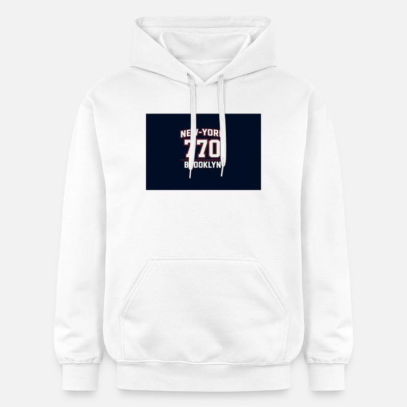 NY 770 Brooklyn  - Sweat à capuche Softstyle® Gildan Unisexe - blanc