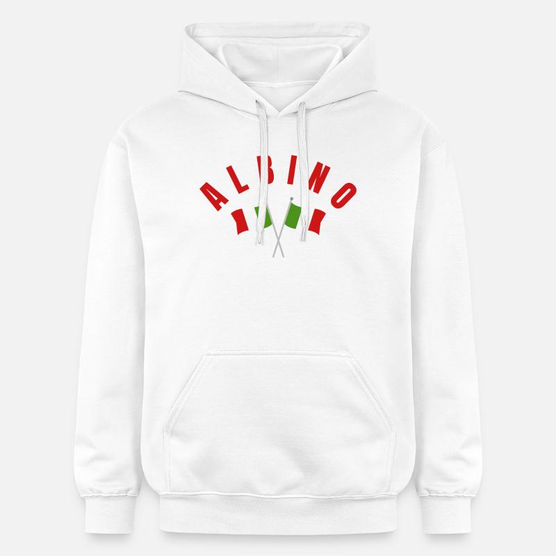Drapeaux italiens albinos - Sweat à capuche Softstyle® Gildan Unisexe - blanc
