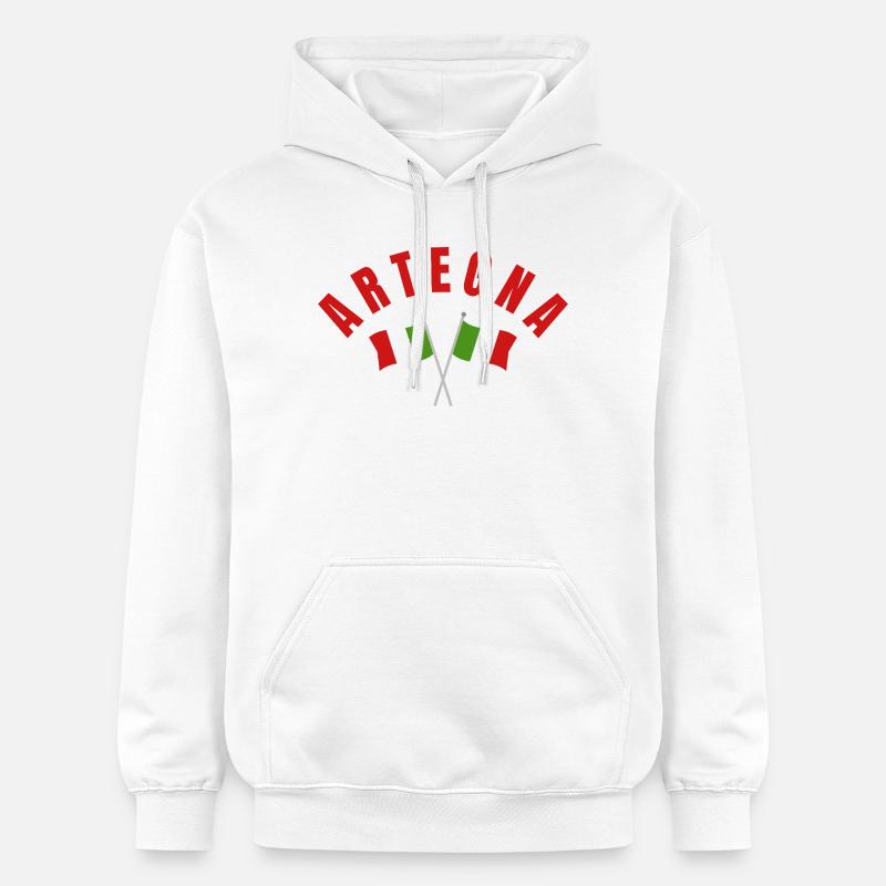 Drapeaux italiens Artegna - Sweat à capuche Softstyle® Gildan Unisexe - blanc