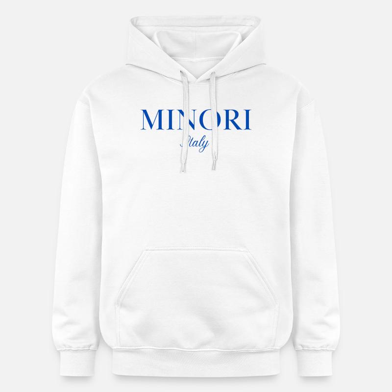 Minori, Italie - Sweat à capuche Softstyle® Gildan Unisexe - blanc