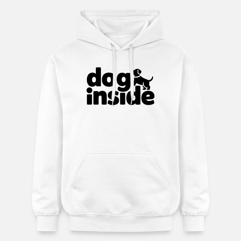 Doge Inside Dog Motif - Sweat à capuche Softstyle® Gildan Unisexe - blanc