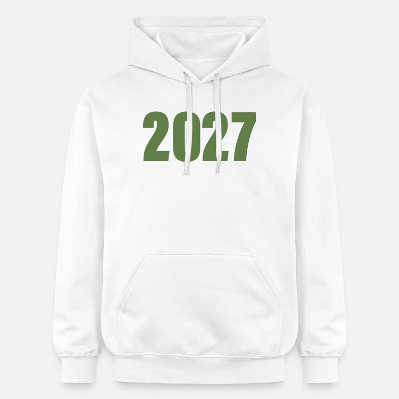 2027 - Sweat à capuche Softstyle® Gildan Unisexe - blanc