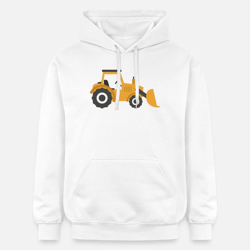 Bêcheur - Sweat à capuche Softstyle® Gildan Unisexe - blanc