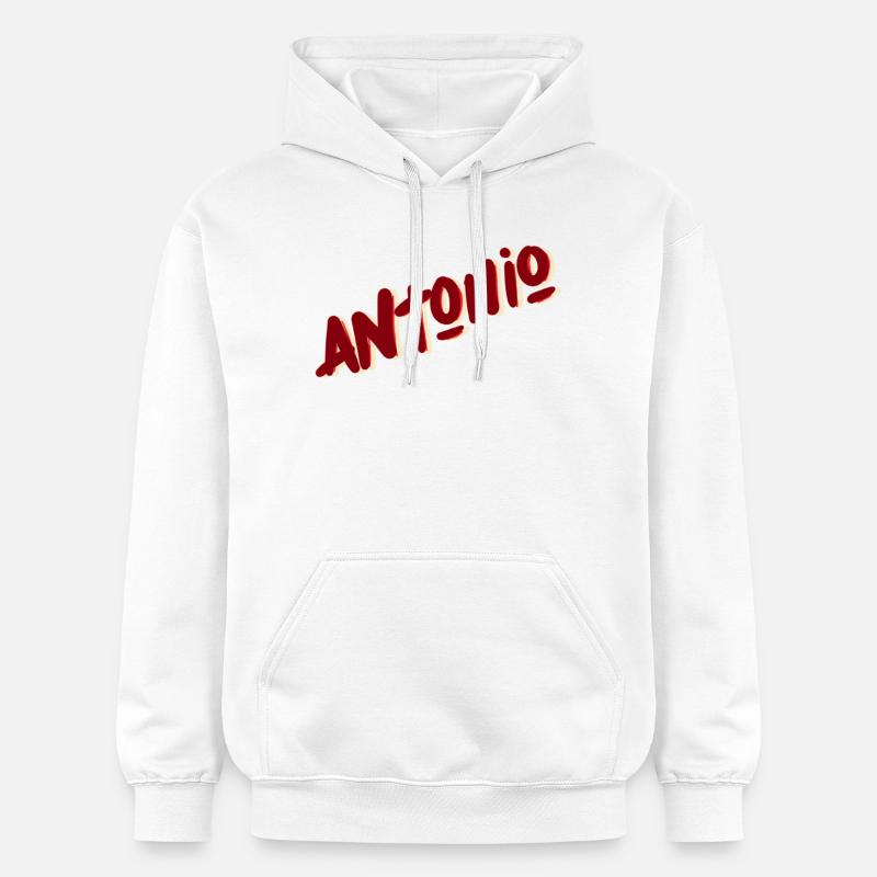 Antonio - Sweat à capuche Softstyle® Gildan Unisexe - blanc