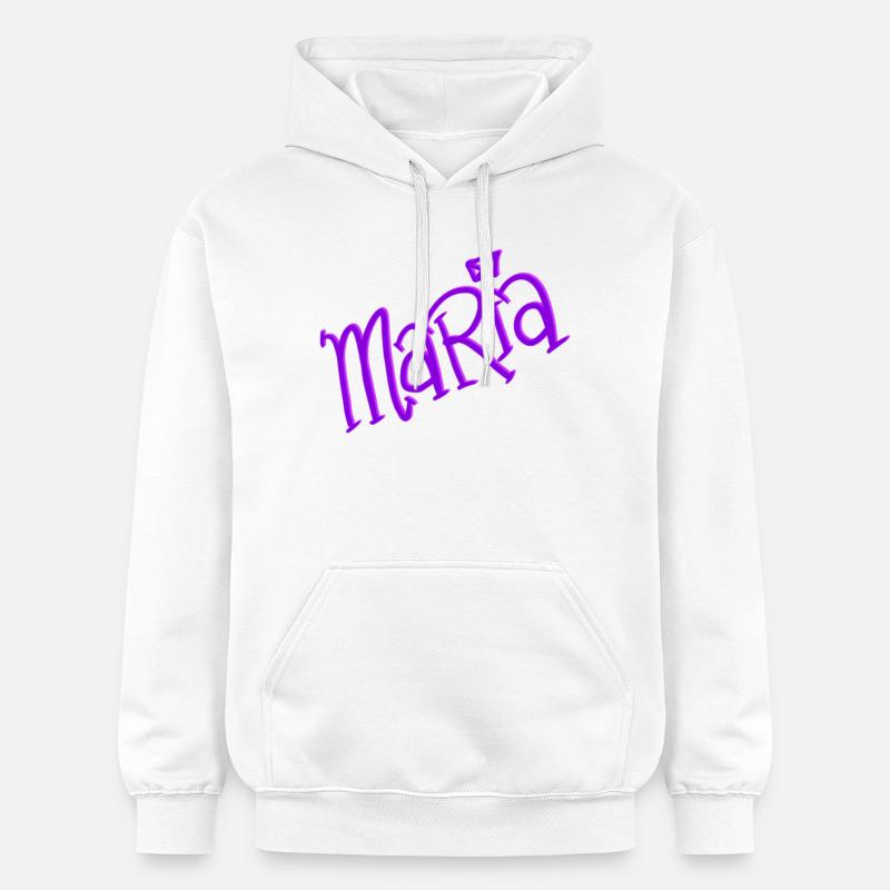 Maria - Sweat à capuche Softstyle® Gildan Unisexe - blanc