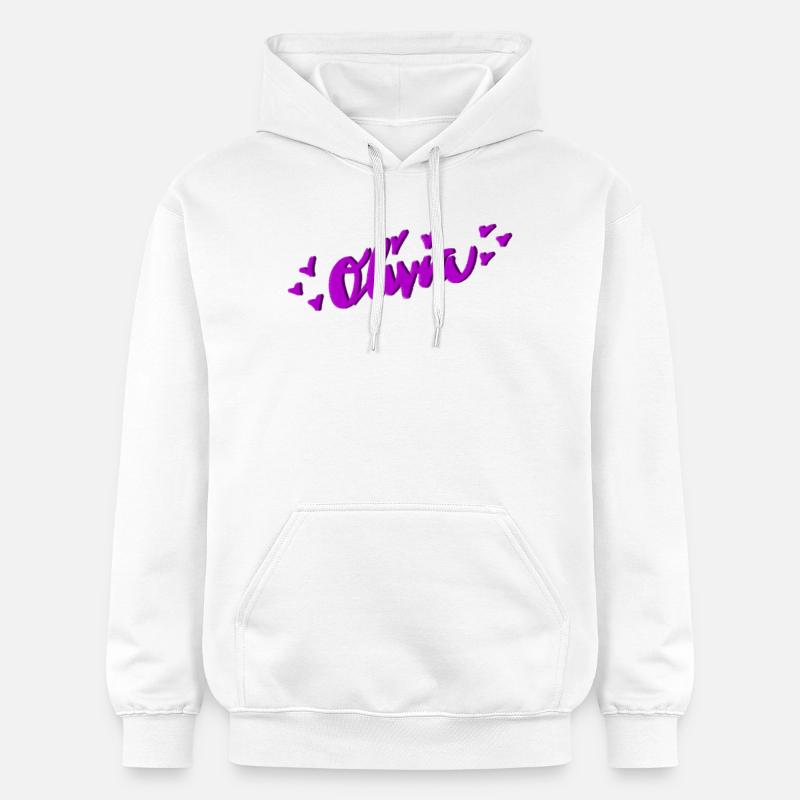 Olivia - Sweat à capuche Softstyle® Gildan Unisexe - blanc