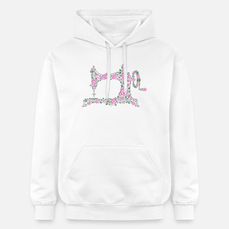 machine à coudre - Sweat à capuche Softstyle® Gildan Unisexe - blanc