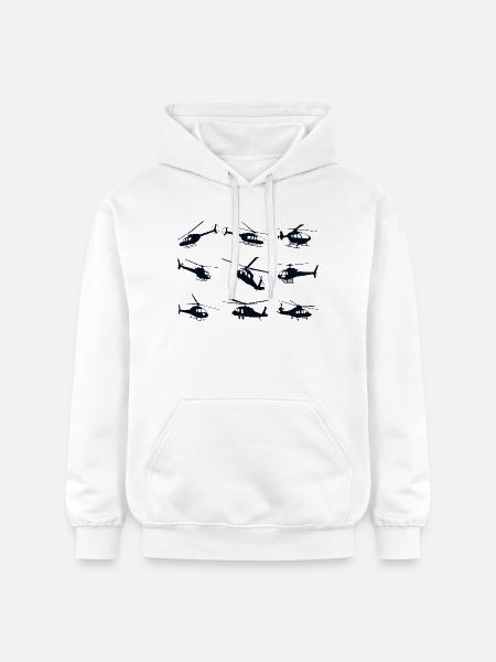 Helicopter Helicopeter - Gildan Unisex Softstyle® Midweight Hoodie - white