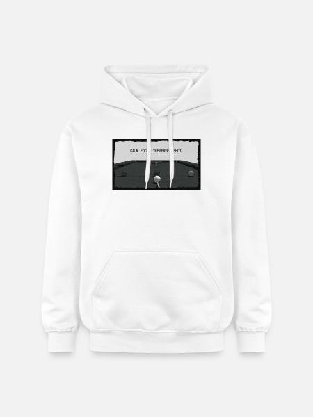 Snooker – Calme, Concentration, Le Tir Parfait - Sweat à capuche Softstyle® Gildan Unisexe - blanc