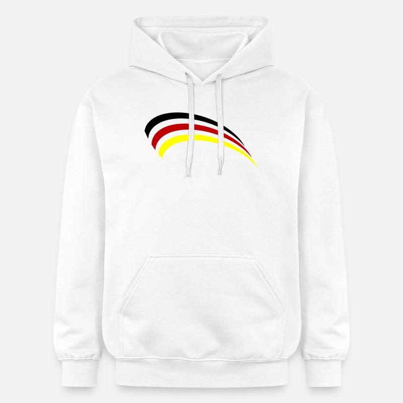 Conception du drapeau allemand - Sweat à capuche Softstyle® Gildan Unisexe - blanc