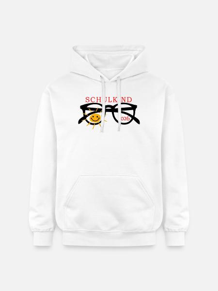 coole Sonnenbrille Schulkind - Gildan Unisex Softstyle® Midweight Hoodie - Weiß