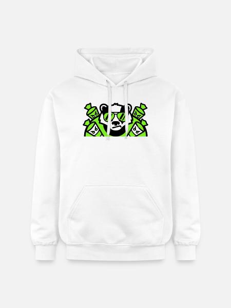 Badger Sugar Cones Logo - Gildan Unisex Softstyle® Midweight Hoodie - white