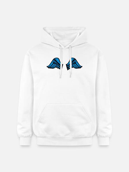 wings - Gildan Unisex Softstyle® Midweight Hoodie - Weiß