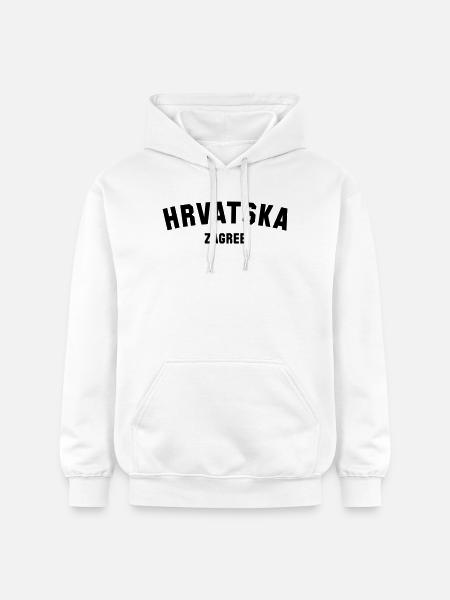 ZAGREB Hrvatska - Kroatien - Croatia - Gildan Unisex Softstyle® Midweight Hoodie - white