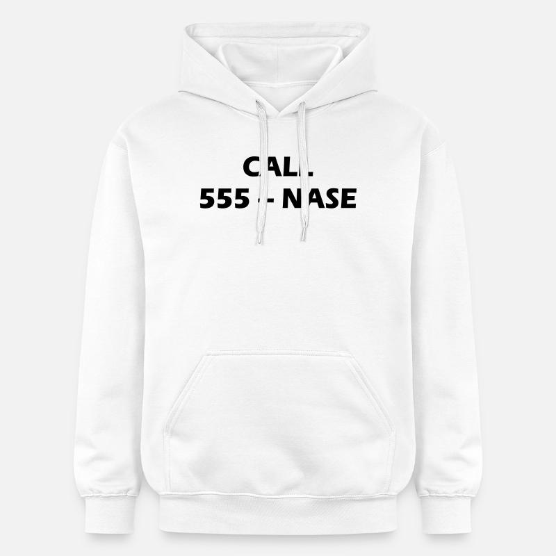 CALL 555 - NEZ - Sweat à capuche Softstyle® Gildan Unisexe - blanc