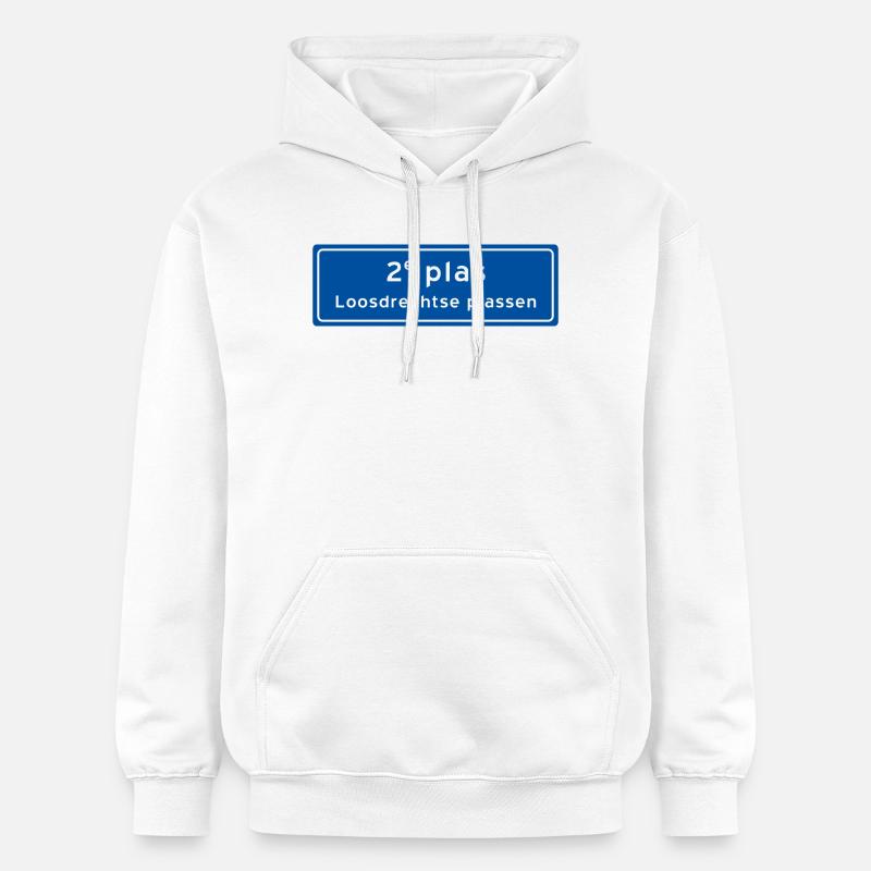 Loosdrechtse plassen 2nd plas - Sweat à capuche Softstyle® Gildan Unisexe - blanc
