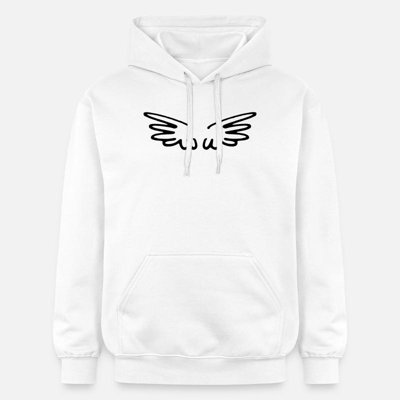 Aile - Sweat à capuche Softstyle® Gildan Unisexe - blanc