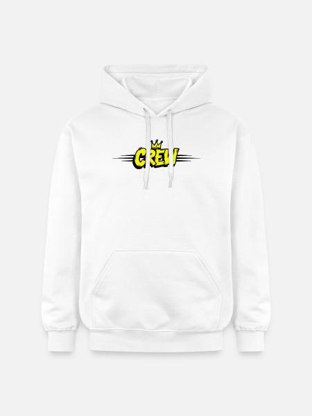 Crew Crown - Gildan Unisex Softstyle® Midweight Hoodie - white