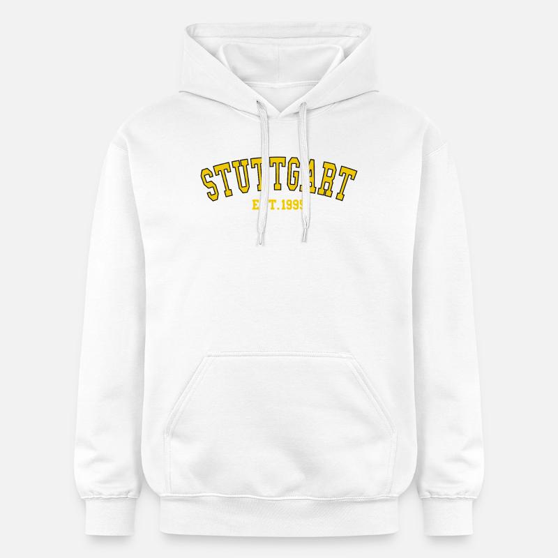 Stuttgart Est. 1995 - Sweat à capuche Softstyle® Gildan Unisexe - blanc