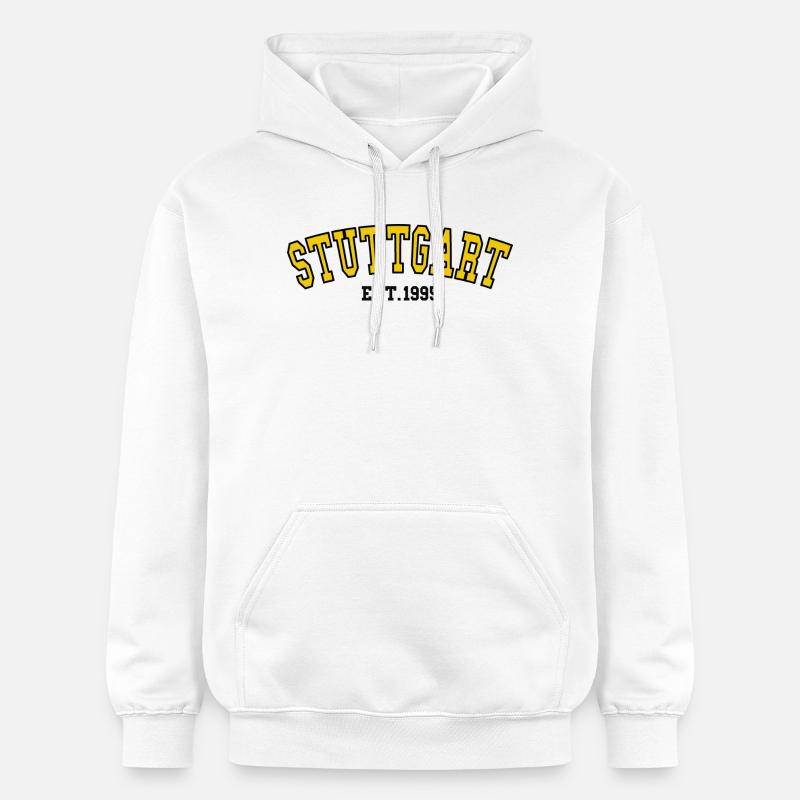 Stuttgart Est. 1995 - Sweat à capuche Softstyle® Gildan Unisexe - blanc