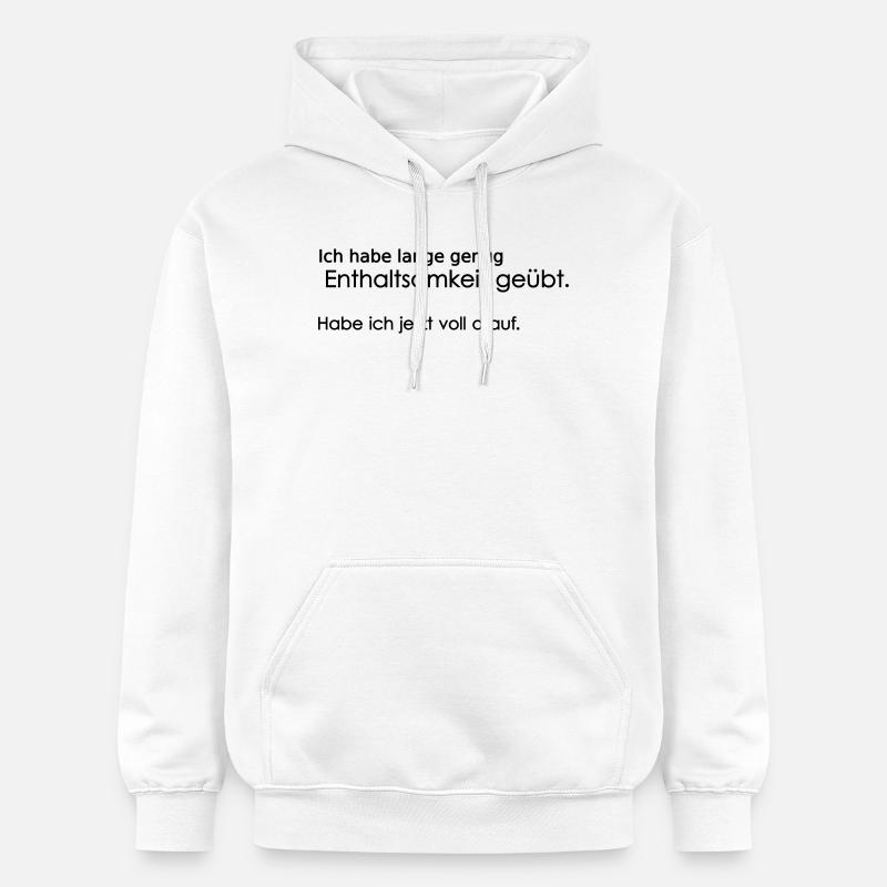 Abstinence - Sweat à capuche Softstyle® Gildan Unisexe - blanc