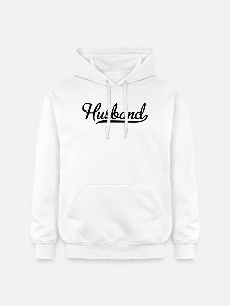6061912 119088854 husband - Gildan Unisex Softstyle® Midweight Hoodie - white
