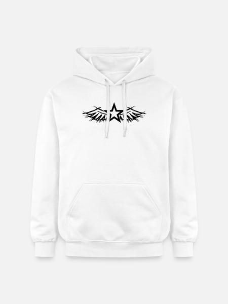 Design fehlt – bitte hochladen - Gildan Unisex Softstyle® Midweight Hoodie - Weiß