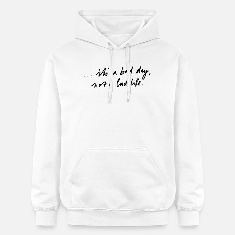 C'est juste une mauvaise journée - Sweat à capuche Softstyle® Gildan Unisexe - blanc
