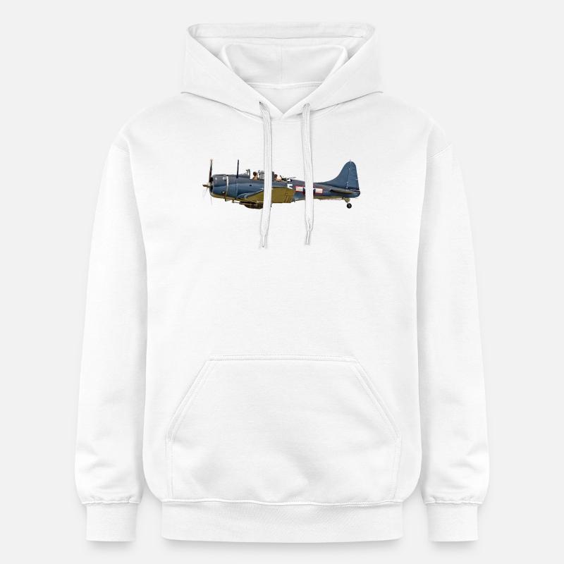 SBD Dauntless - Sweat à capuche Softstyle® Gildan Unisexe - blanc