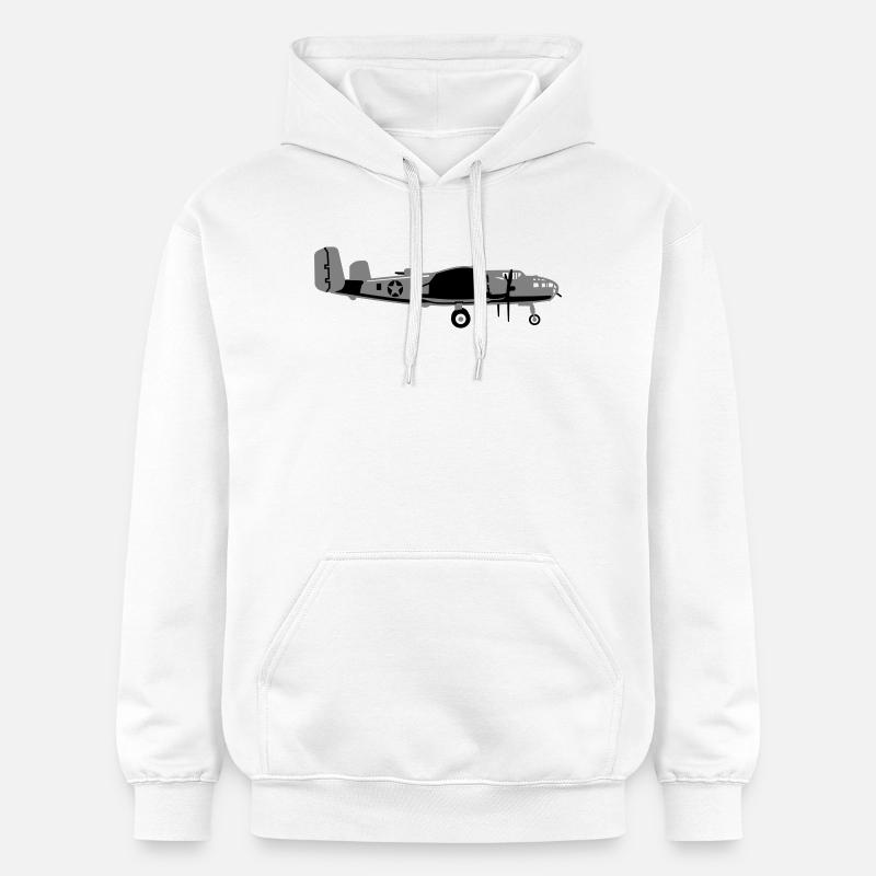 B-25 - Sweat à capuche Softstyle® Gildan Unisexe - blanc