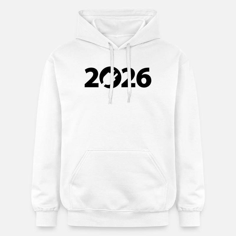 Électricien 2026, Technicien en électronique 2026 - Sweat à capuche Softstyle® Gildan Unisexe - blanc