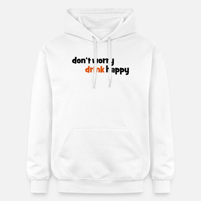 2541614 14566562 drink - Sweat à capuche Softstyle® Gildan Unisexe - blanc