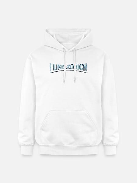 I like Zurich | Zurich-Design - Gildan Unisex Softstyle® Midweight Hoodie - white