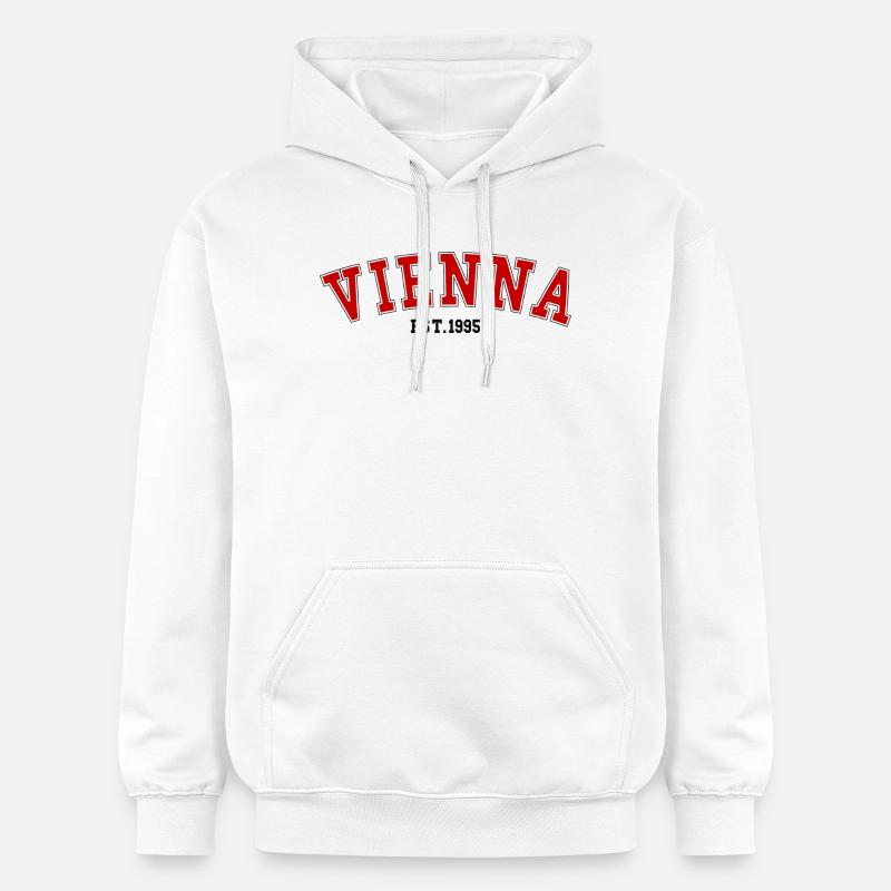 Vienna_Est_1995 - Sweat à capuche Softstyle® Gildan Unisexe - blanc
