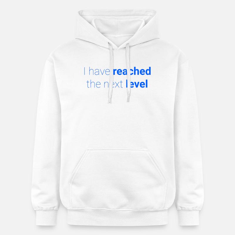 Abstraktes Kontrastmuster zur Selbstdarstellung - Gildan Unisex Softstyle® Midweight Hoodie - Weiß