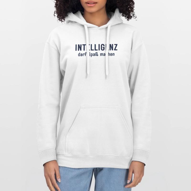 Intelligenz darf Spaß machen Statement Design Gildan Unisex Softstyle® Midweight Hoodie