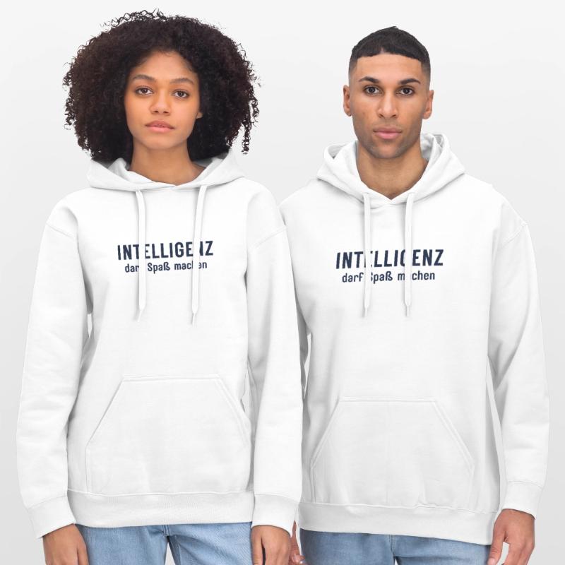 Intelligenz darf Spaß machen Statement Design Gildan Unisex Softstyle® Midweight Hoodie