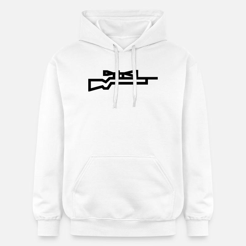 sniper - Sweat à capuche Softstyle® Gildan Unisexe - blanc
