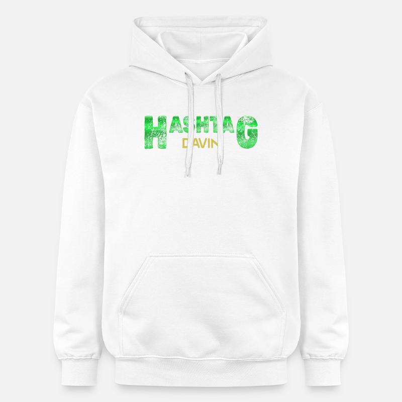 Davin Davin - Sweat à capuche Softstyle® Gildan Unisexe - blanc