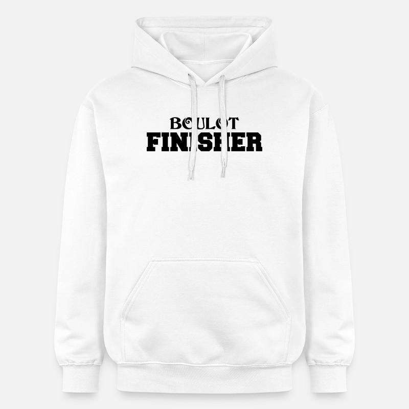 Boulot Finisher - Sweat à capuche Softstyle® Gildan Unisexe - blanc