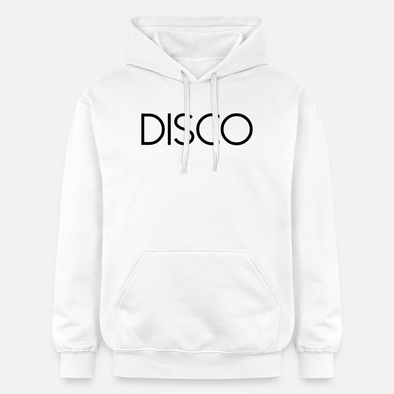 DISCO Diskokugel - Sweat à capuche Softstyle® Gildan Unisexe - blanc