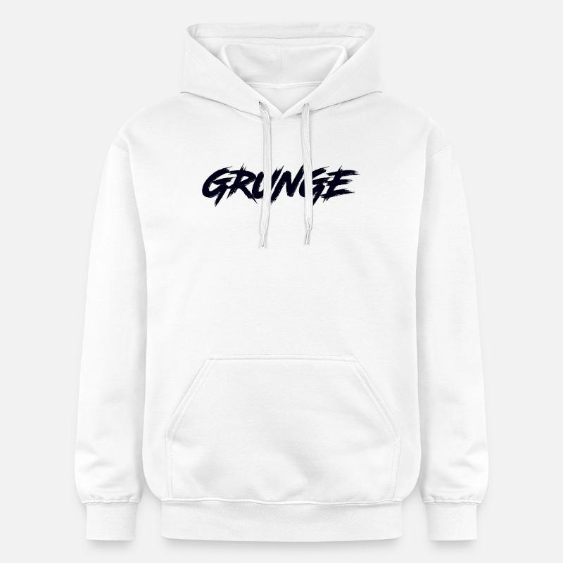 GRUNGE - Sweat à capuche Softstyle® Gildan Unisexe - blanc