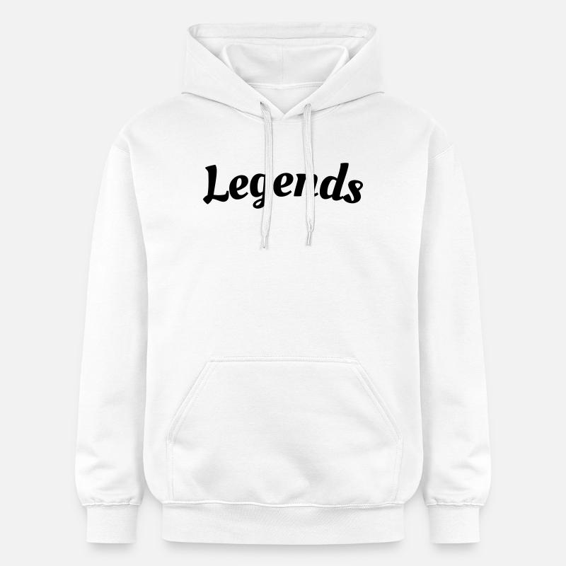 Lettrage Légendes - Sweat à capuche Softstyle® Gildan Unisexe - blanc