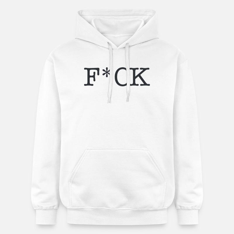 F_CK_Black - Sweat à capuche Softstyle® Gildan Unisexe - blanc