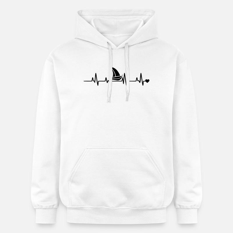 Voile - Sweat à capuche Softstyle® Gildan Unisexe - blanc