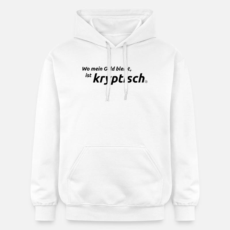 crypto - Sweat à capuche Softstyle® Gildan Unisexe - blanc