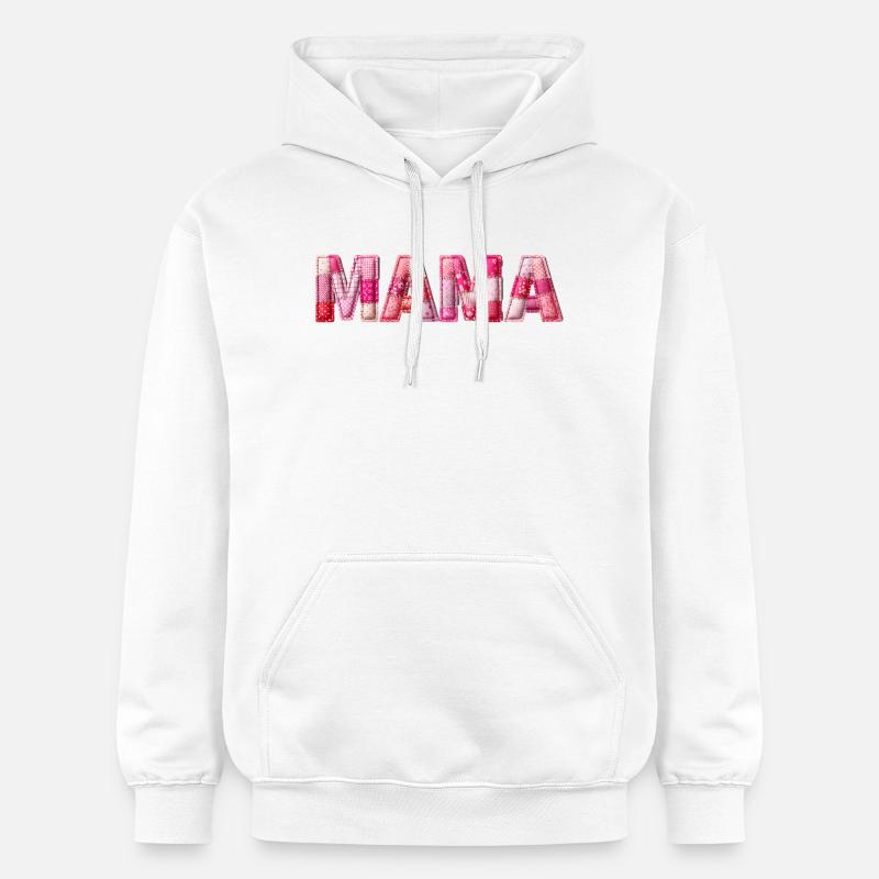 Mama Handmade Patchwork Schrift - Gildan Unisex Softstyle® Midweight Hoodie - Weiß
